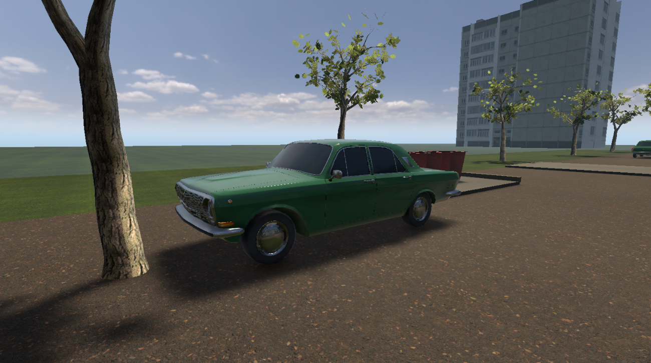 Автомобили во дворе Project Yard